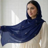 شال زنانه مجلسی مدل پاپیون