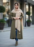 شال زنانه جنس نخی مدل پلیسه