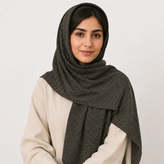 شال زنانه نخی طرحدار مدل مینیمال