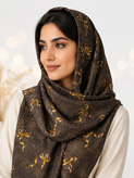 شال زنانه طرحدار مدل پاپیونی