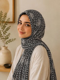 شال زنانه مدل زیگزاگی