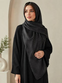 شال زنانه مشکی