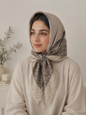 روسری زنانه نخی مدل کلاسیک