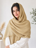 شال زنانه مدل کبریتی با خط لمه