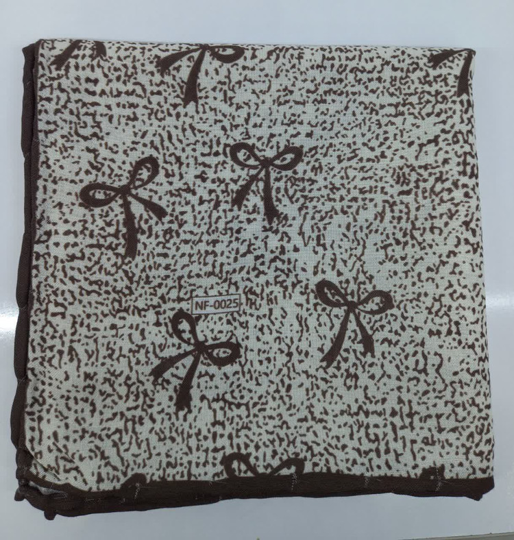 مینی اسکارف زنانه مدل نخی طرح پاپیونی