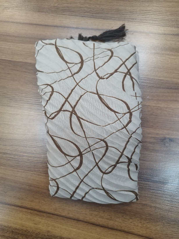 شال نخی خنک زنانه طرحدار مدل هندسی