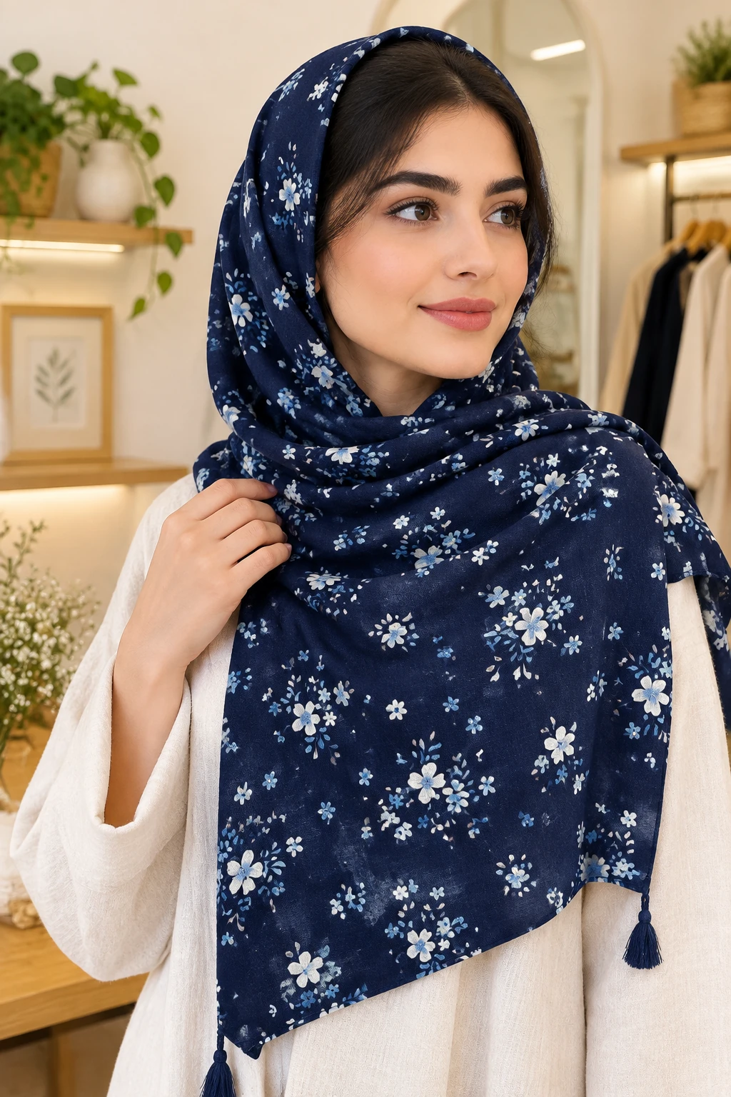 شال زنانه مدل شکوفه