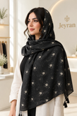 شال زنانه نخی مدل گل بابونه کد 2
