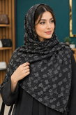شال زنانه نخی گل ریز